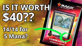 MTG Symbiotic Swarm CommanderEDH precon deck unboxing  first impressions [upl. by Arimat]