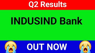 indusind bank q2 results 2025  indusind bank share results today  indusind bank news today [upl. by Llerot489]