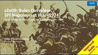 s2e09 Rules Overview SPI Napoleon at War 1974 [upl. by Annaerda]