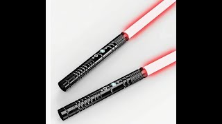 DARTH CHRIS REVIEWS RGB 7 COLOR LORSABERUS DUELING LIGHTSABER 2 PACK FROM AMAZON [upl. by Urdna114]