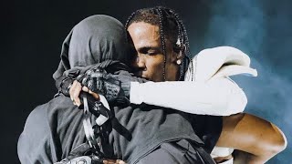 Travis Scott Brings Out Kanye West LIVE At Circus Maximus ITALY [upl. by Fancie201]