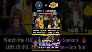 Timberwolves vs Lakers Reaction 🔥🔥🔥 [upl. by Mafala]