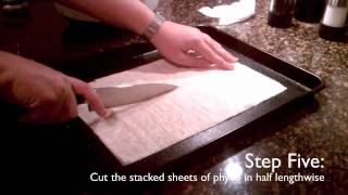 How to Make Spanakopita Triangles with Phyllo Sheets [upl. by Nitsoj805]