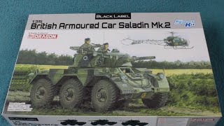 Black Label British Armoured Car Saladin Mk 2 Inbox Review [upl. by Lamaaj]