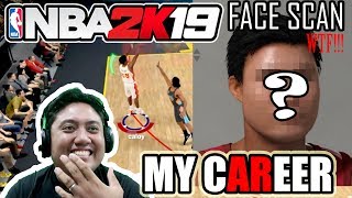 NBA 2K19 MY CAREER  WTF FACE SCAN  jccaloy [upl. by Ahcirt]