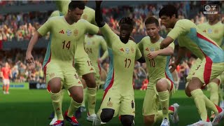 Denmark vs Spain  EA FC 25 [upl. by Strawn]