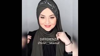 Differenza hijabPatch work hijabInstant hijabReady to wear Differenza hijabSehri istanbul hijabs [upl. by Adnorrahs484]