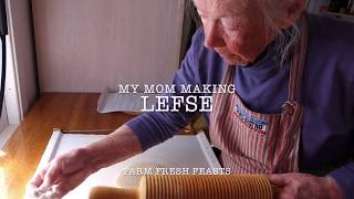 How to Make My Mothers Lefse [upl. by Arrac790]