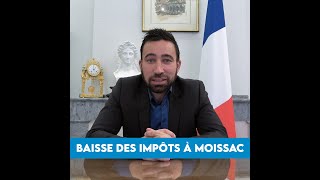 Romain Lopez annonce la baisse des impôts à Moissac [upl. by Koval]