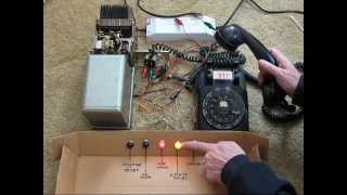 Strowger stepbystep switch demonstration [upl. by Neeloc93]