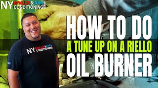 How to do a Tune up on a Riello Oil Burner [upl. by Eiaj]