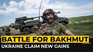 Ukrainian army report gains against Russian troops around Bakhmut [upl. by English]