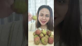 LYCHEES FRUIT 🍑 RARE FRUITSEXOTIC SWEET FRUIT 🍑ASMR MUKBANG [upl. by Bohi]