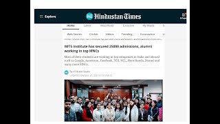 IMTS Noida Reviews  IMTS Institute has secured 25000 admissions [upl. by Eioj]