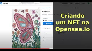 Criando um NFT na Openseaio [upl. by Anaeco]