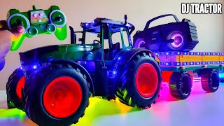 RC Modified John Deere Mahindra DJ Tractor Unboxing amp Testing  Chatpat toy tv [upl. by Enelcaj]