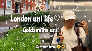 London uni life  summer term vlog Goldsmiths uni [upl. by Allevon875]