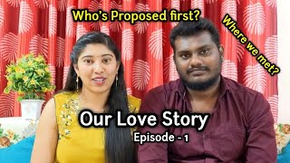 🥰முதல்ல Love Propose பன்னது யாரு Our Love Story Episode 1🎊😍 Keerthi Sowmi Vlogs Couple Vlog [upl. by Vernice]