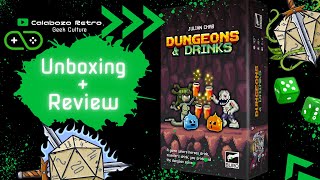 Dungeons amp Drinks │ Unboxing  Review │ Calabozo Retro [upl. by Emor]