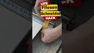 Fliesenschneider Life Hack  Einfach Genial [upl. by Auburn]