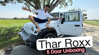 5 Door Thar ROXX unboxing  কি ৰে waw [upl. by Yerffoj730]