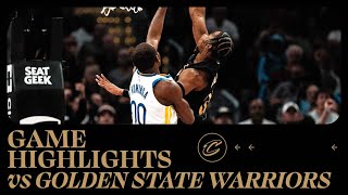 Game Highlights  Cavs vs Warriors  1182024 [upl. by Yro199]