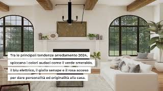 Tendenze arredamento 2024 come arrederemo casa [upl. by Jeri203]