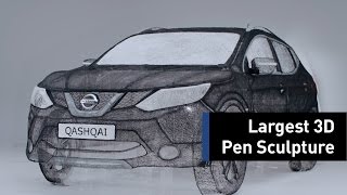 Nissans 3D Pen Sculpture [upl. by Darmit]