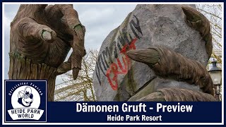 quotDämonen Gruftquot Preview im Heide Park Resort 2024 [upl. by Tadeas]