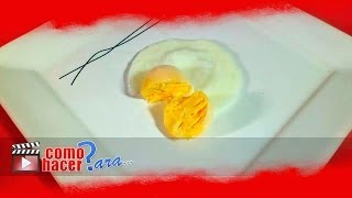 Cómo Hacer Huevos Poché en Microondas [upl. by Stanleigh]