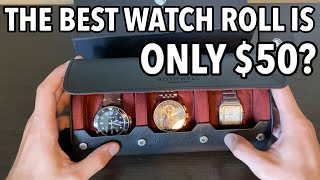 ROTHWELL WATCH ROLL REVIEW THE PERFECT TRAVEL CASE [upl. by Akaenahs555]