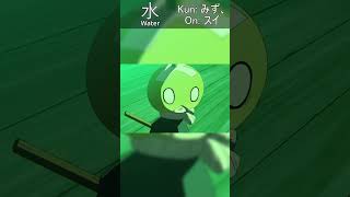 Learn Kanji With Anime quot水quot water anime kanji learnkanji [upl. by Tudela559]