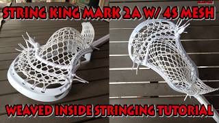 String King Mark 2A Weaved Inside Stringing Tutorial [upl. by Nashbar284]