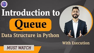 Queue in Python 🐍  Data Structure in Python with execution 👩‍💻 [upl. by Adalard]