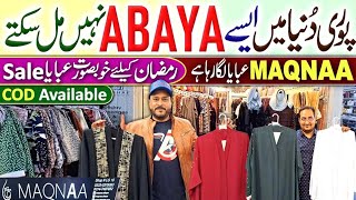 Karachi Wholesale Market  Dubai Style Abaya  Kaftan  Turkish Abaya  Designer Abaya  Maqna Abaya [upl. by Adair]