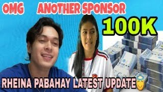 100K SPONSOR NI RHEINA GRABE NAKAKAIYAK kalingaprab rheina viral rodamix everyone ofw edrhein [upl. by Broddy]