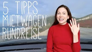 5 Tipps für deine Mietwagen Rundreise in den USA [upl. by Oraneg245]