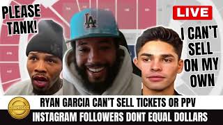 Bad News Ryan Garcia Needs Gervonta Davis Cause He Cant Sell Tickets Or PPVs [upl. by Brittaney]