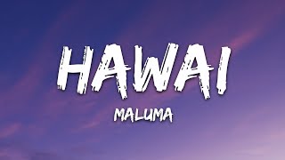 Maluma  Hawái LetraLyrics [upl. by Arratoon]