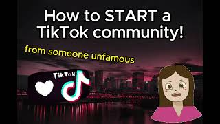 How to START a Writing Community on TikTok [upl. by Francisco]