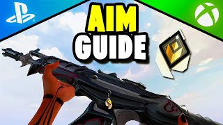 How to Get PERFECT AIM on CONSOLE VALORANT Best Settings 2024 [upl. by Korten290]