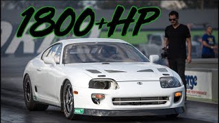 Geos 1800HP Toyota Supra  The BADDEST Supra weve seen [upl. by Ydnil]