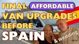 AFFORDABLE Camper Van UPGRADES before SPAIN amp MOROCCO roadtrip [upl. by Aserehtairam712]