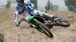 2015 Kawasaki KX250F First Ride  MotoUSA [upl. by Halverson510]