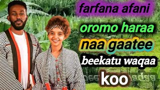 farfana afani oromo naa gatee bekatu waqaa koo [upl. by Poirer]