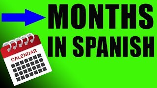 Basic Spanish Lessons Months Of The Year [upl. by Enida]