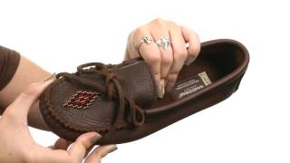 Manitobah Mukluks Canoe Moccasin Grain Leather SKU8618931 [upl. by Lolanthe]