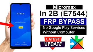 Micromax In 2b Google Account Bypass  No Google Play Services without pc  100 Working [upl. by Asital]