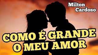 Como é grande o meu amor  Milton Cardoso COVER Roberto Carlos [upl. by Yenal]