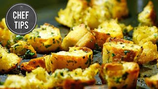 Croutons  Homemade Croutons Recipe [upl. by Azrim17]